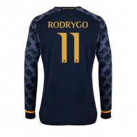 Real Madrid Rodrygo Goes #11 Gostujuci Dres 2023-24 Dugi Rukav